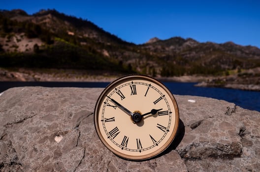 Old wall clock photo