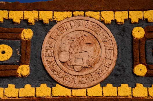 Ornate wall relief photo