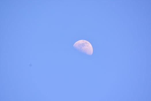 Beautiful moon close-up photo