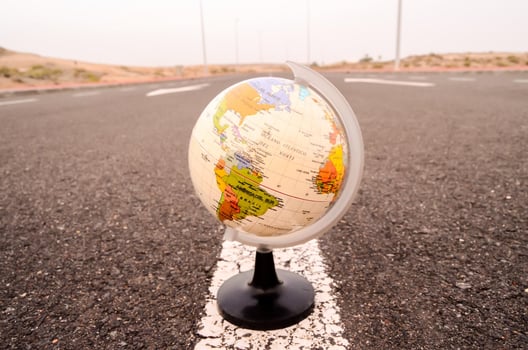 Small globe of Earth photo