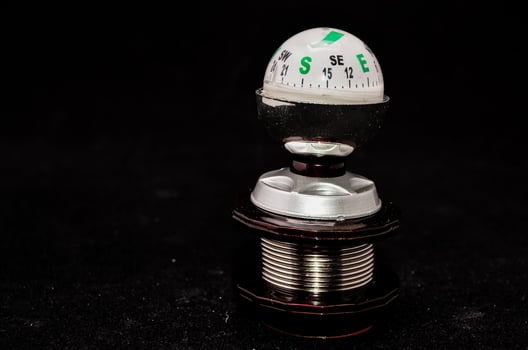 Small navigational compass photo
