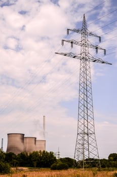 Electricity power pylon photo