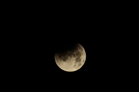 Moon at night photo