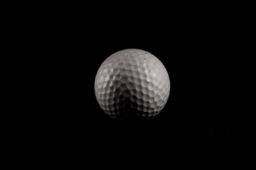 A golf on black background photo