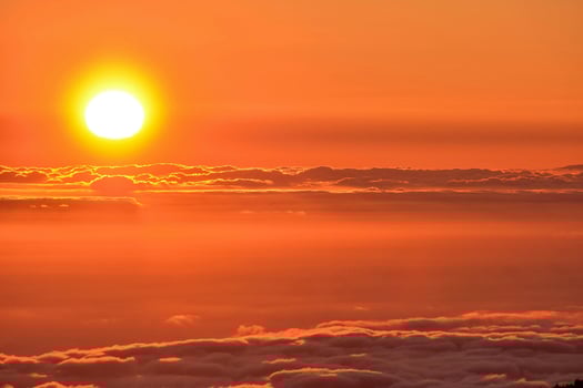 Colourful sky at sunset photo