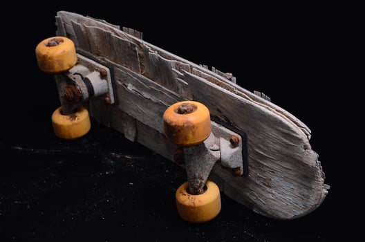 Skateboard close up photo