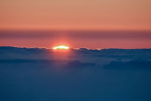 Colourful sky at sunset photo