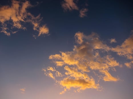 Colourful sky at sunset photo