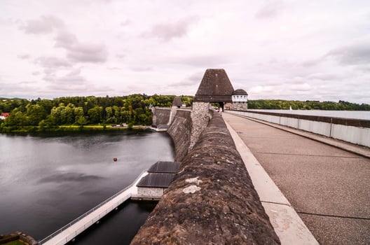 Dam in the mountains photo