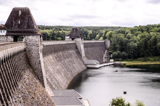 Dam in the mountains photo