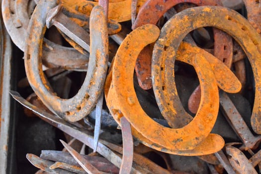 Scrap metal at the junkyard photo