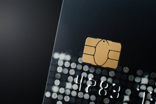 credit card close up image for business content. photo