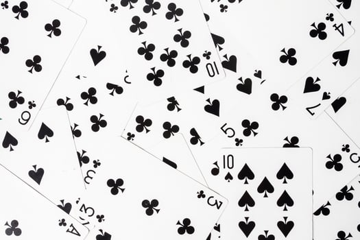 Background of Playing cards. photo