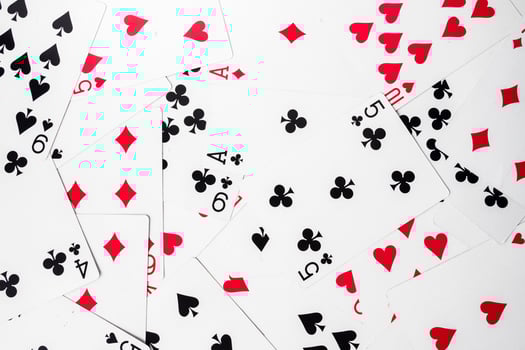 Background of Playing cards. photo