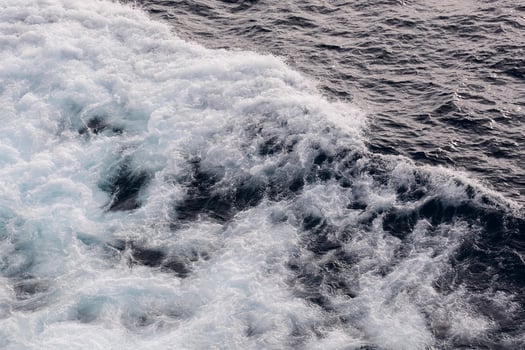 Water with waves photo