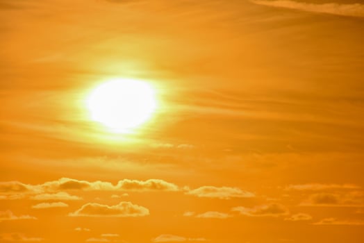 Colourful sky at sunset photo