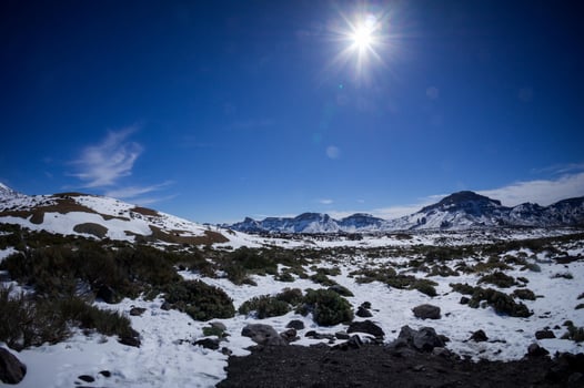 Scenic mountain view photo