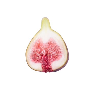 Fresh figs isolated on a white background photo