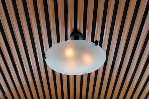 A lantern to illuminate the space at night. photo