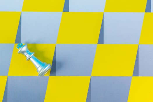 The chess game colour pop art  abstract image background. photo