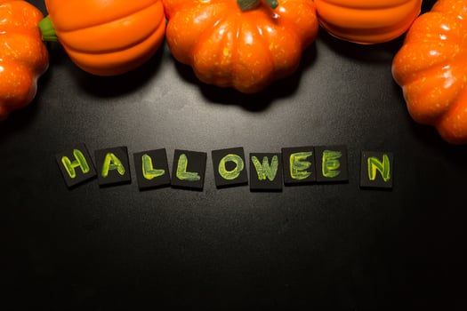 The Halloween background dark tone image background. photo