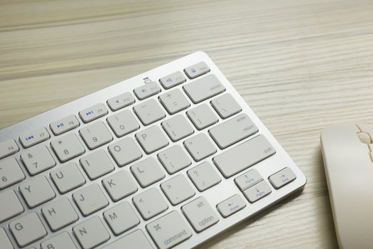 The work station office flat lay wood table image for background. photo