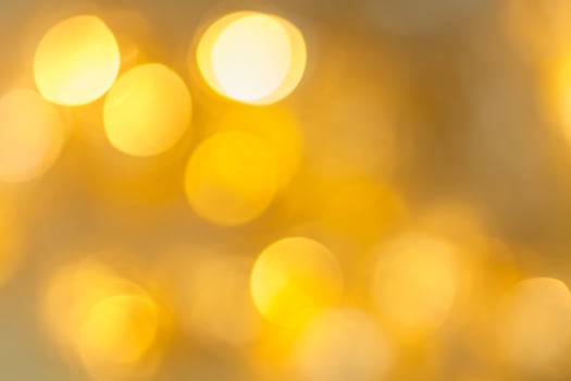 golden bokeh abstract image for background. photo