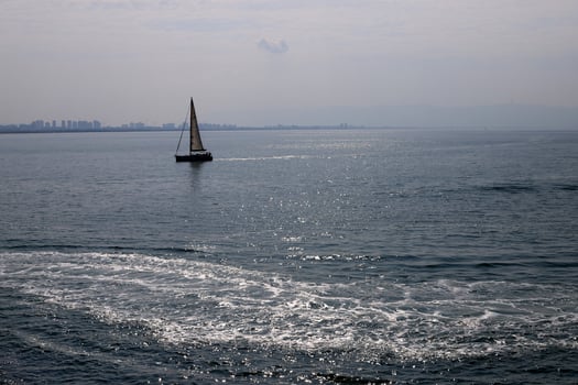 Acre Israel January 18, 2020. The ancient port city of Akko in northwestern Israel on the Mediterranean Sea. photo