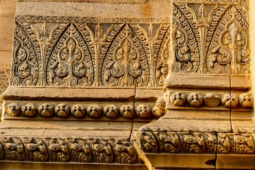 An ancient temple in Thailand photo