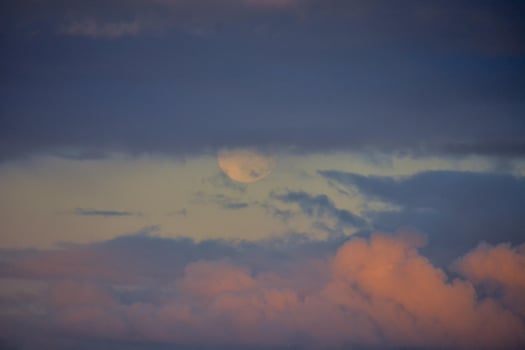 Sky with clouds photo