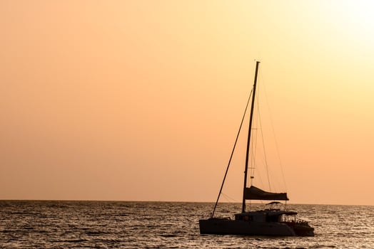 A beautiful sunset view photo