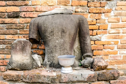 An ancient temple in Thailand photo