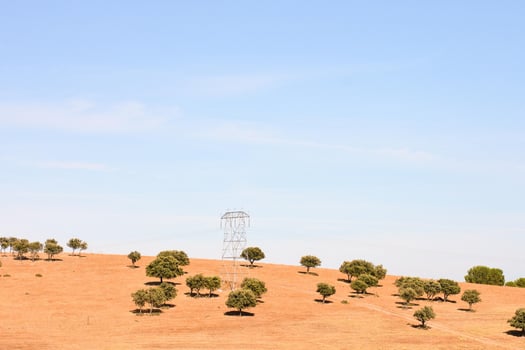 Scenic rural landscape photo