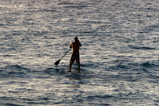 Nahariya Israel June 16, 2020. Man on vacation in a city park near the sea. photo