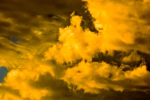 Colourful sunset sky photo