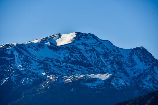 Scenic mountain landscape photo
