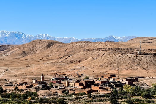 Scenic desert landscape photo