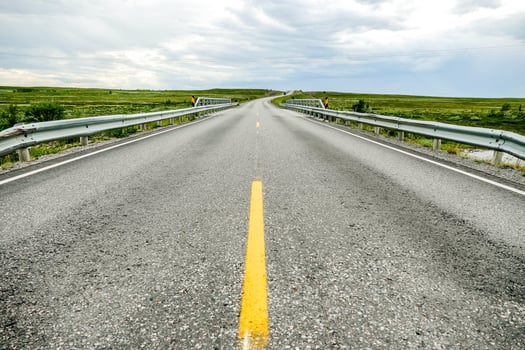 Road in the countryside photo