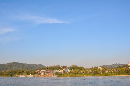 Rural landscape in Asia photo