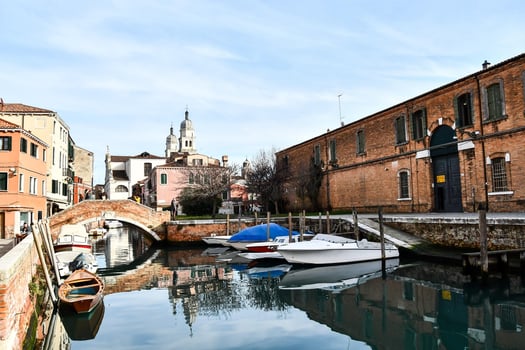 Buildings in Venice, Italy photo