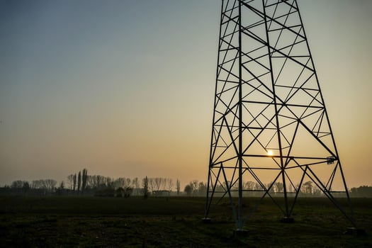 Detail of an electricity pole photo