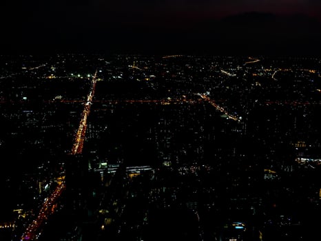 Aerial city view photo