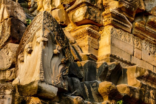 Ancient temple in Thailand photo