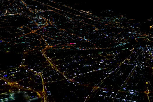 Cityscape at night photo