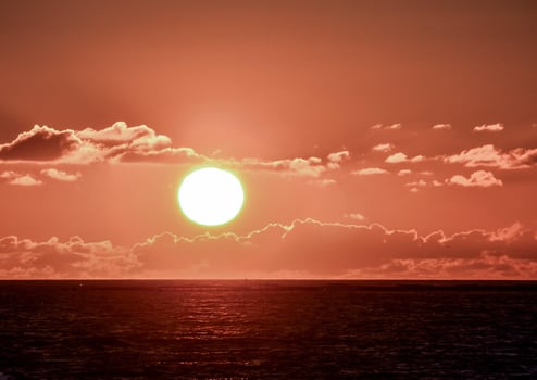Scenic sea view photo
