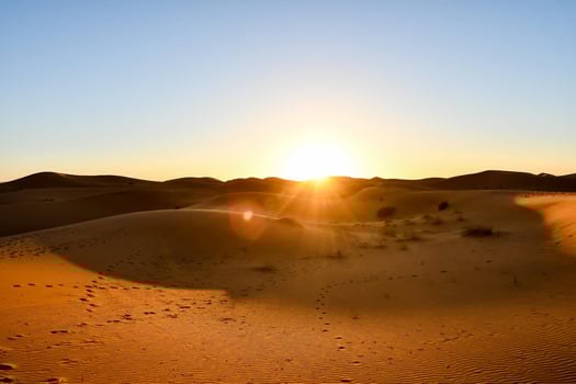Scenic desert landscape photo