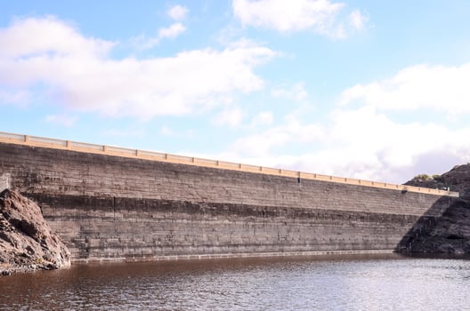 Dam in the mountains photo