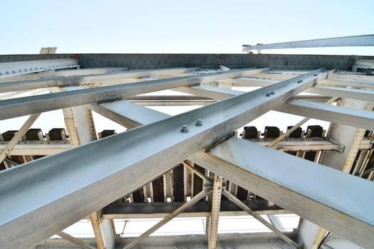 A metal structure photo