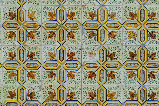 Ornate tile pattern photo