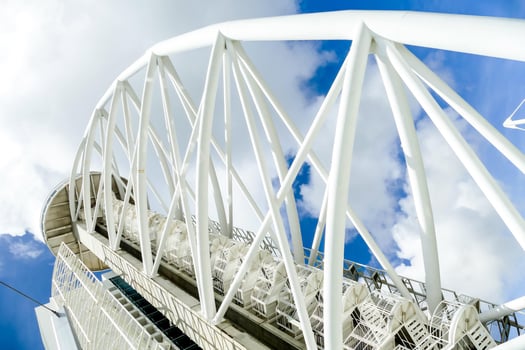 A metal structure photo